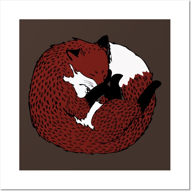 Red Fox Wall Art by Freja